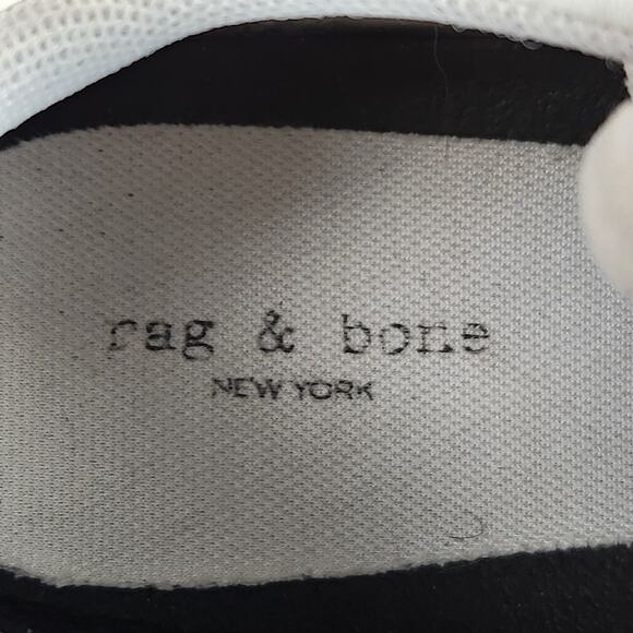 Rag & Bone Womens Retro Runner Sneakers US 9 EU 40 Antique White Gum Sole EUC - Picture 3 of 16